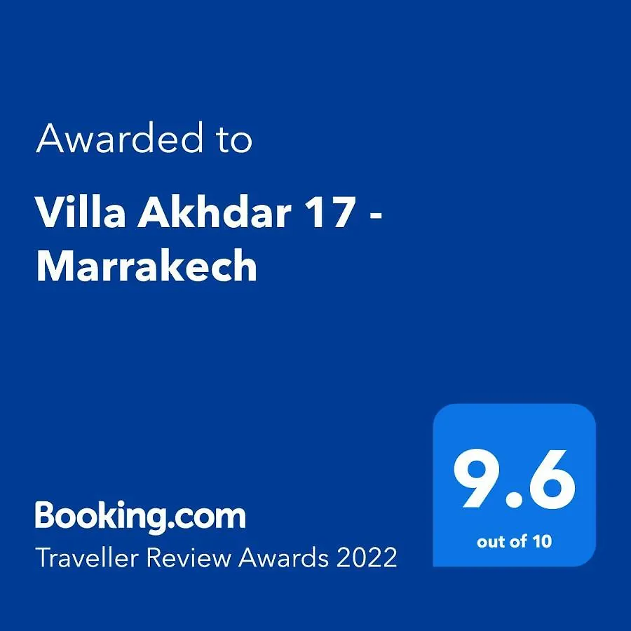 Villa Akhdar 17 - Marrakech Marrakesh